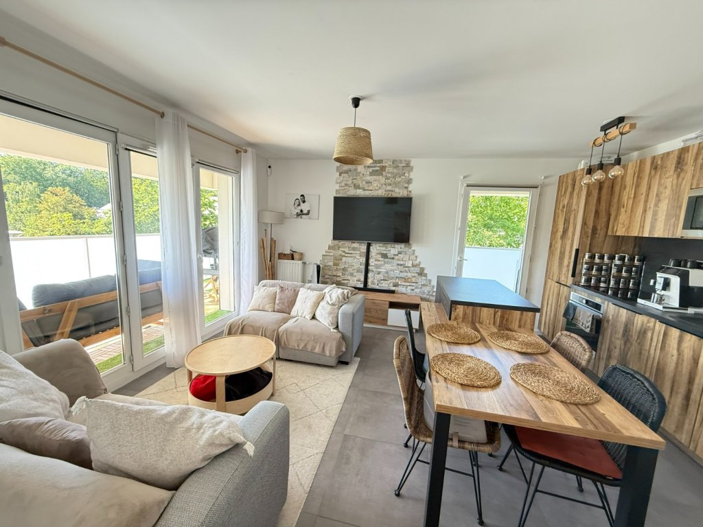 APPARTEMENT 3 pièces avec balcon A VENDRE - NOISIEL - 60 m2 - 239 000 &euro;